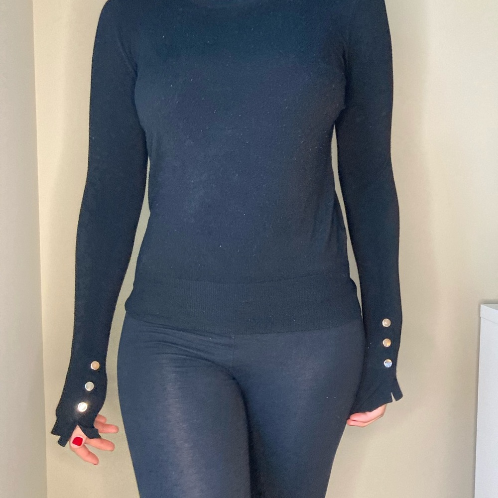Zara Sweater with gold detail